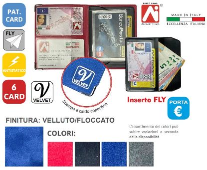 Immagine di PORTADOCUMENTI PLUS VELVET (PAT.+C.I+CARDS) 20pz ALPLAST