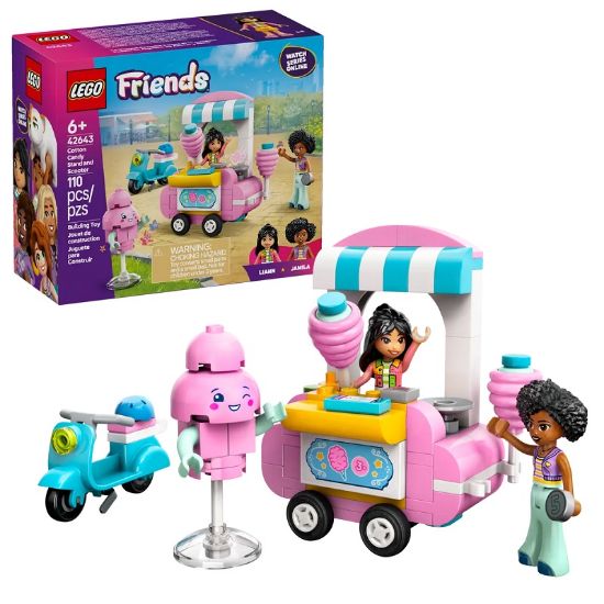 Immagine di LEGO FRIENDS BANCARELLA DI ZUCCHERO FILATO E SCOOTER