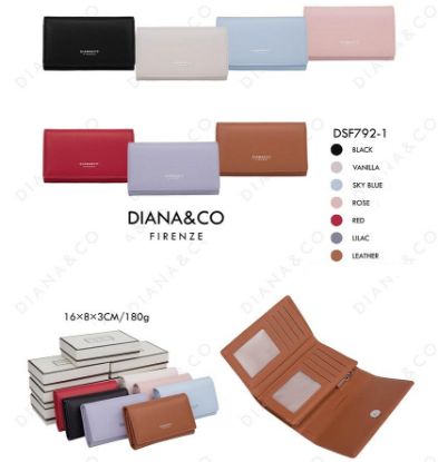 Immagine di PORTAFOGLIO DONNA DIANA&CO LEATHER 1pz SINTETICO