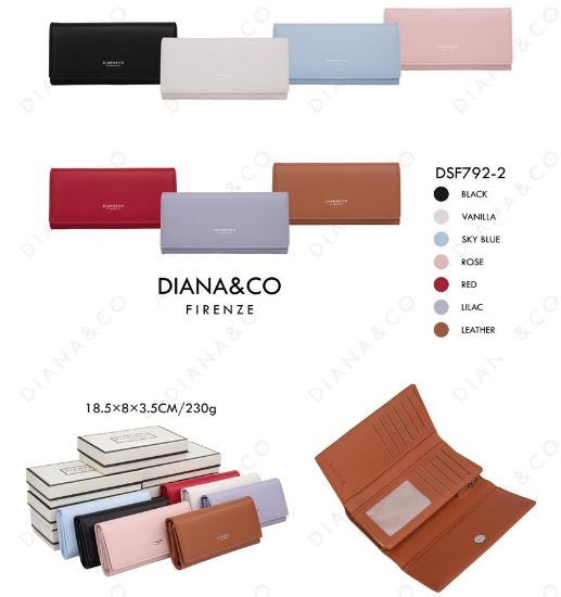 Immagine di PORTAFOGLIO DONNA DIANA&CO LEATHER 1pz SINTETICO