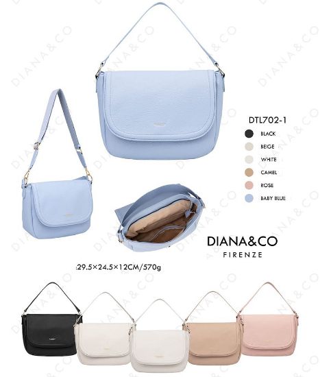 Immagine di BORSA DIANA&CO FIRENZE 1pz BABY BLUE