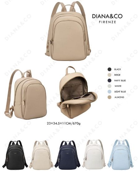 Immagine di BORSA ZAINO DIANA&CO FIRENZE 1pz BEIGE