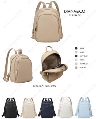 Immagine di BORSA ZAINO DIANA&CO FIRENZE 1pz WHITE