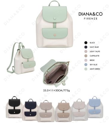 Immagine di BORSA ZAINO DIANA&CO FIRENZE 1pz BEIGE