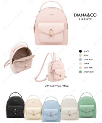 Immagine di BORSA ZAINO DIANA&CO FIRENZE 1pz BEIGE