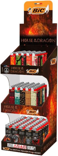 Picture of ACCENDINO BIC EXPO J25/J26/J23 PIETRINA 150pz HOUSE OF THE DRAGON