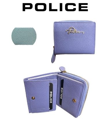 Immagine di PORTAFOGLIO DONNA POLICE LIGHT BLU - VERA PELLE