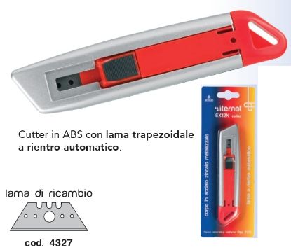 Picture of CUTTER GRANDE 1pz SX12N LAMA LARGA A SCATTO - TAGLIERINO