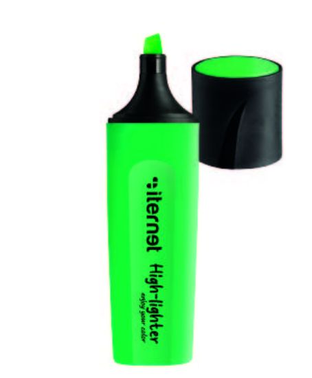 Immagine di EVIDENZIATORE ITERNET 12pz VERDE SCURO NEON punta scalpello