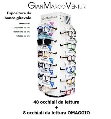 Immagine di OCCHIALI GRAD. GMV PROMO 48pz + 8pz OMAGGIO + EXPO DA BANCO