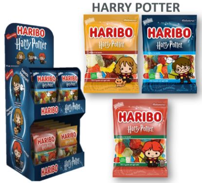 Immagine di HARIBO BUSTA EXPO HARRY POTTER 40pz EXPO DA BANCO ASSORTITO