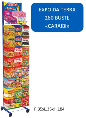 Immagine di HARIBO EXPO DA TERRA CARAIBI 260pz GUSTI ASSORTITI