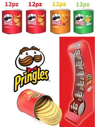 Immagine di PATATINE PRINGLES PROMO 48pz + EXPO DA BANCO composta da: