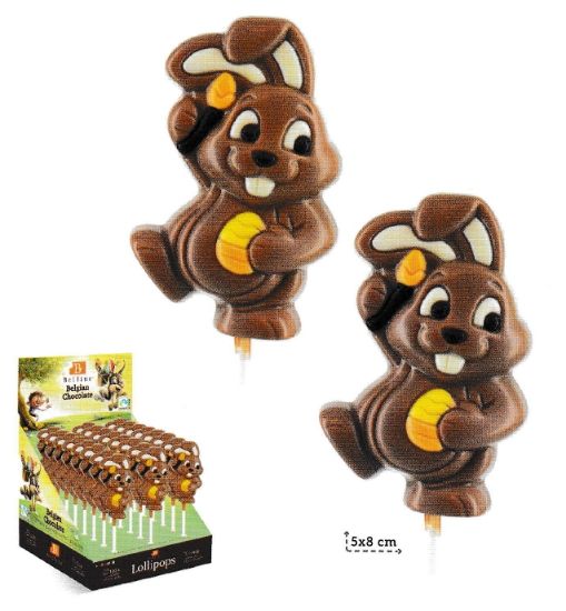 Immagine di PASQUA LECCA BUNNY PABLO 24pz 25gr - CIOCCOLATO