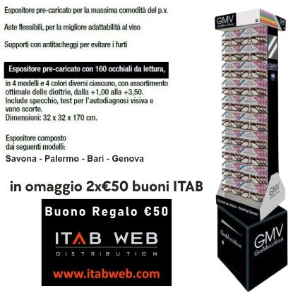 Immagine di OCCHIALI GRAD. GMV EXPO 160pz TIPO B - 4 modelli assortiti SAVONA PALERMO BARI GENOVA